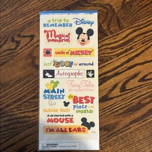 Vintage Sandylion Mickey Mouse Sticker Sheet